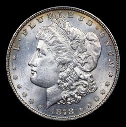 ***Auction Highlight*** 1878-p Rev 7TF Morgan Dollar $1 Graded ms65 By SEGS (fc)