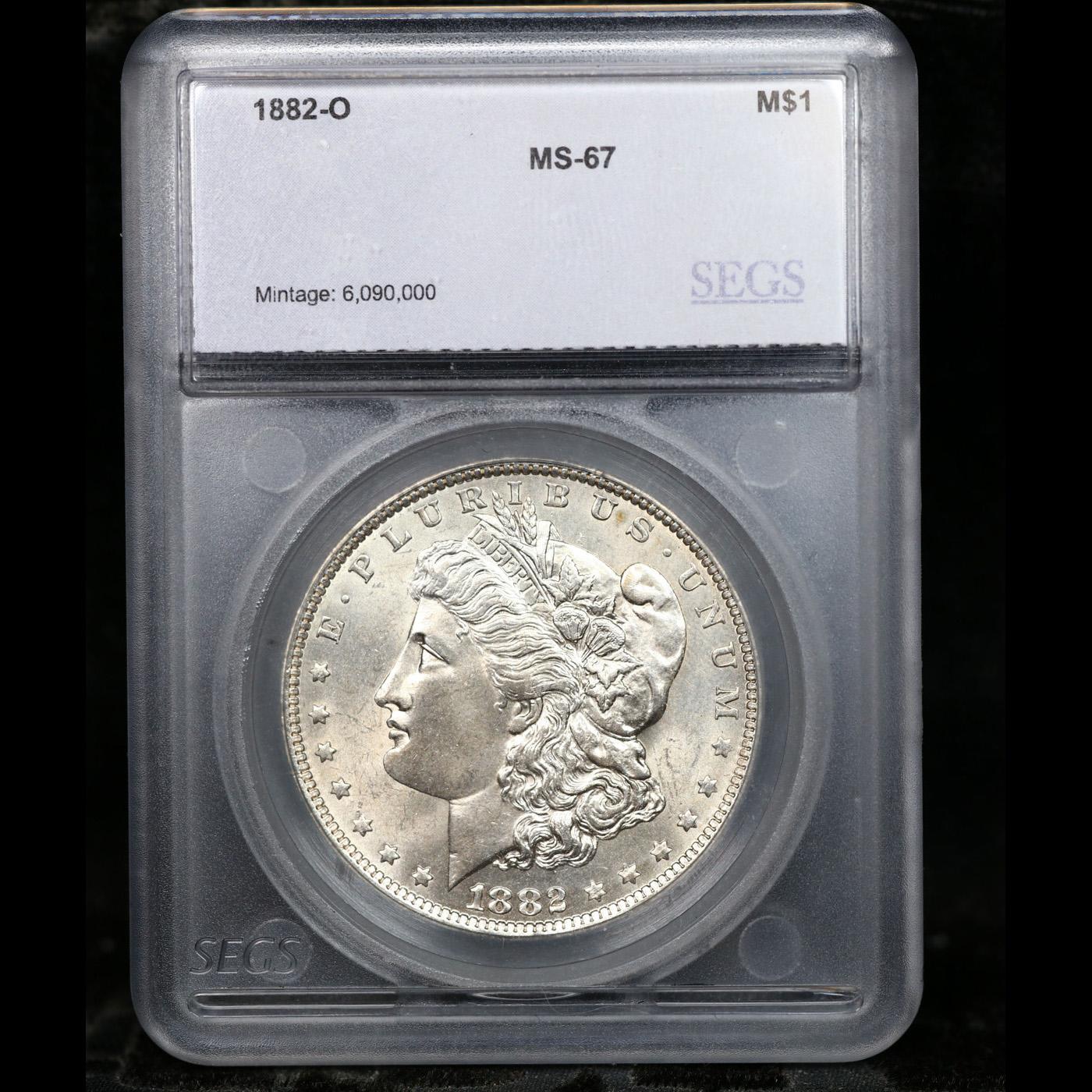 ***Auction Highlight*** 1882-o Morgan Dollar $1 Graded ms67 By SEGS (fc)