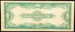 1923 $1 large size Blue Seal Silver Certificate, Fr-237 Signatures of Speelman & White Grades vf, ve