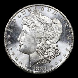 1881-s Morgan Dollar 1 Graded GEM++ Unc By SEGS