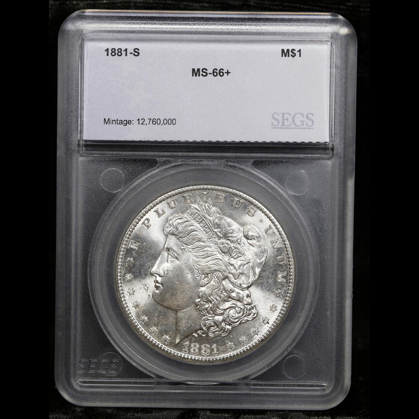 1881-s Morgan Dollar 1 Graded GEM++ Unc By SEGS