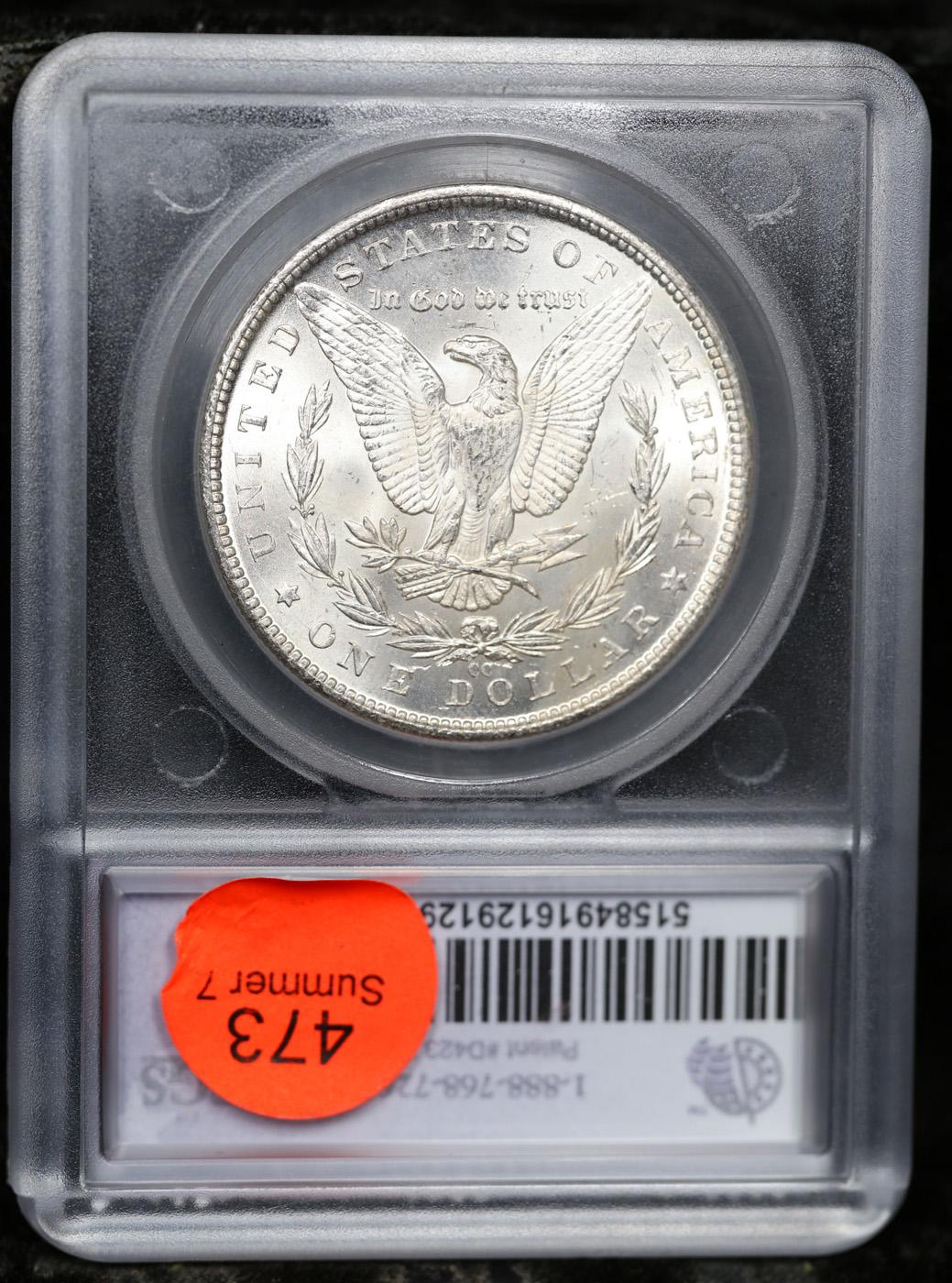 ***Auction Highlight*** 1884-cc Morgan Dollar $1 Graded ms66+ By SEGS (fc)