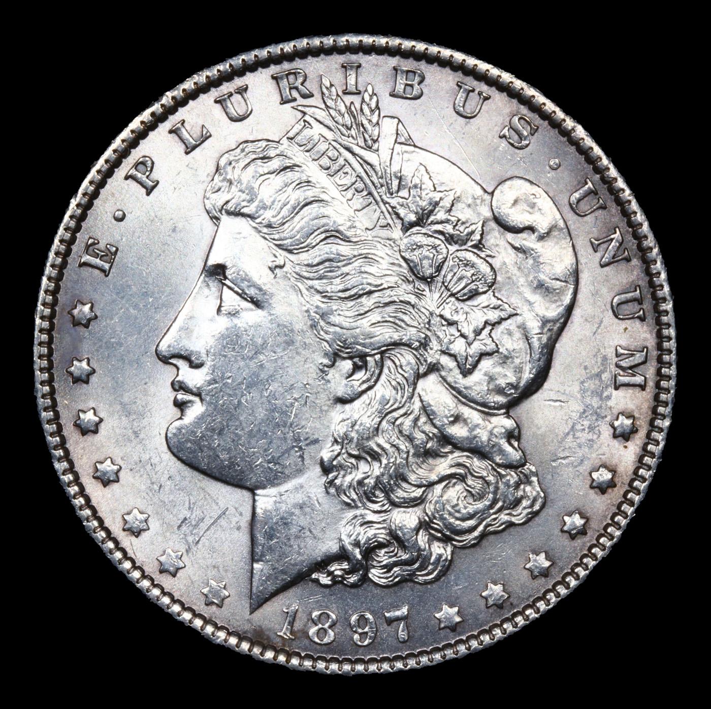 1897-p Morgan Dollar $1 Grades Select+ Unc