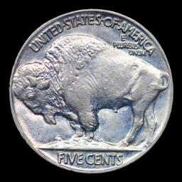 1936-p Buffalo Nickel 5c Grades Choice+ Unc