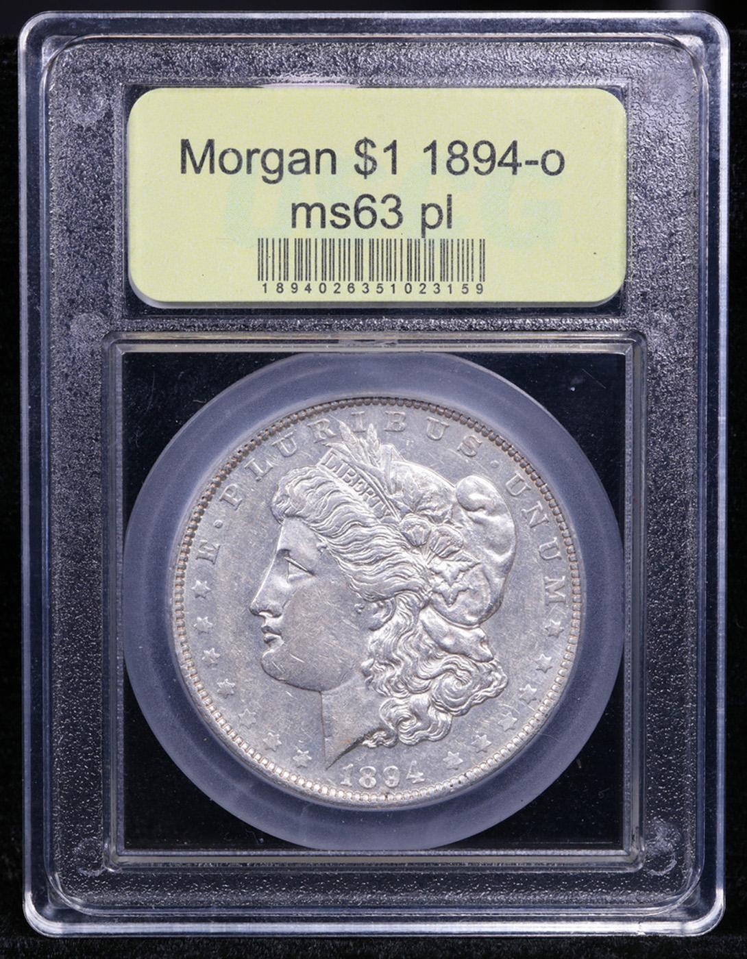 ***Auction Highlight*** 1894-o Morgan Dollar $1 Graded Select Unc PL By USCG (fc)