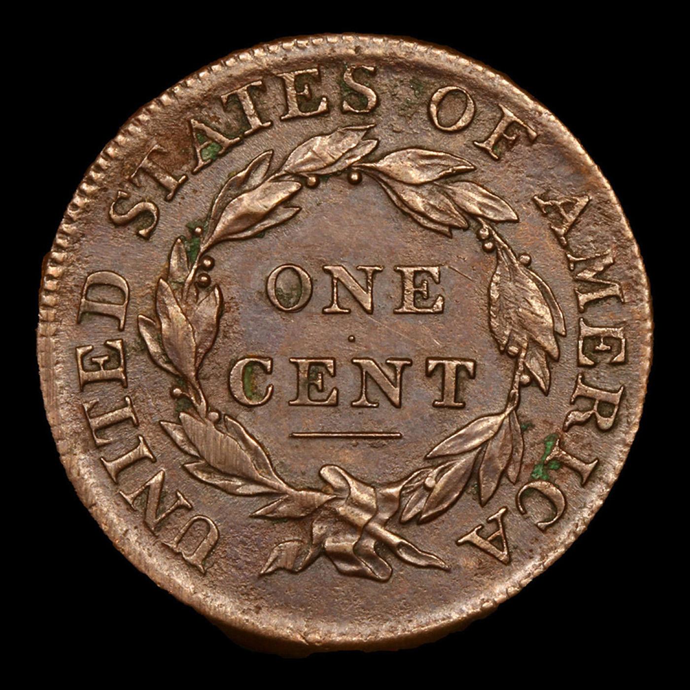 ***Auction Highlight*** 1813 Classic Head Large Cent 1c Graded au55+ By SEGS (fc)