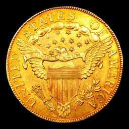 ***Auction Highlight*** 1801 Draped Bust $10 Gold Eagle BD-2 Graded ms62 details By SEGS (fc)