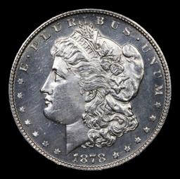 ***Auction Highlight*** 1878-s Morgan Dollar Near TOP POP! $1 Graded ms65+ DMPL By SEGS (fc)