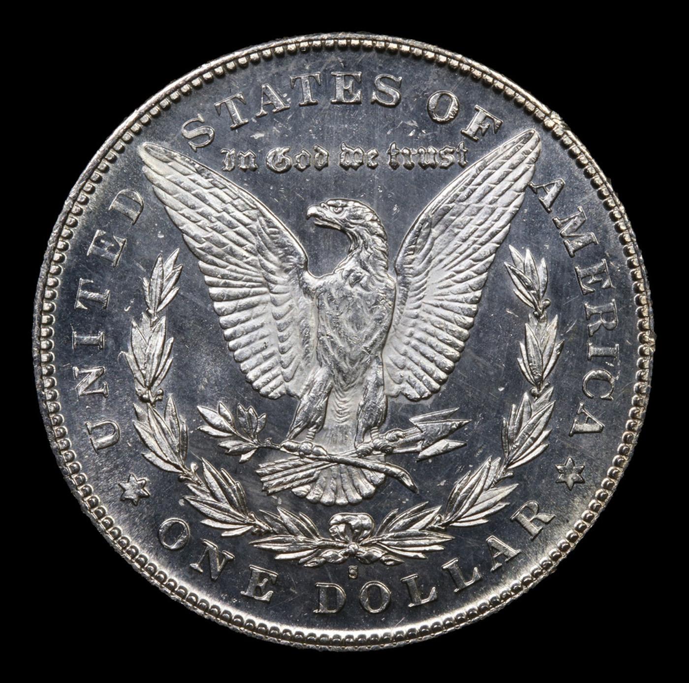 ***Auction Highlight*** 1878-s Morgan Dollar Near TOP POP! $1 Graded ms65+ DMPL By SEGS (fc)