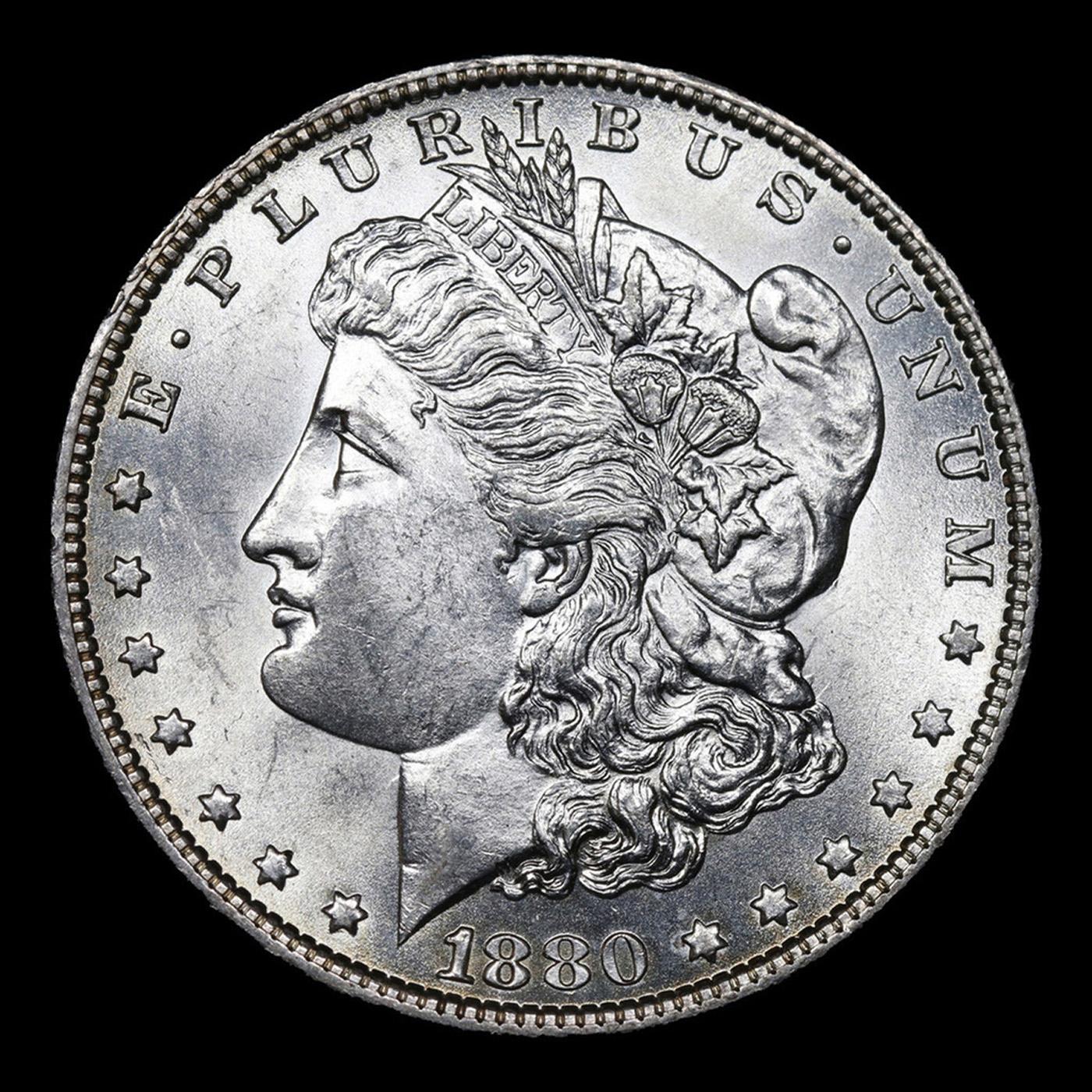 ***Auction Highlight*** 1880-o Morgan Dollar 1 Graded ms64+ by SEGS (fc)