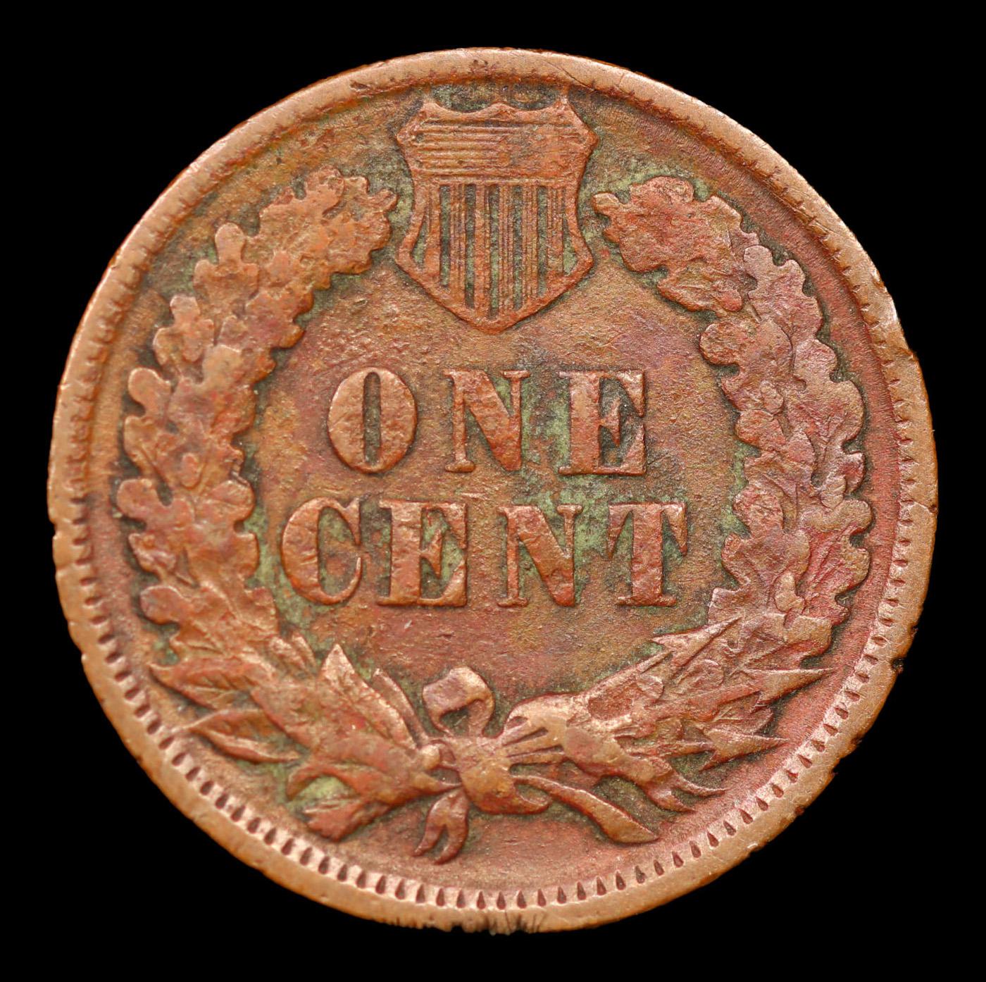 1893 Indian Cent 1c Grades vf++