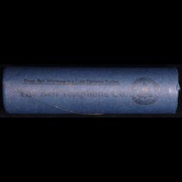 Buffalo Nickel Shotgun Roll in Old Bank Style 'Bell Telephone'  Wrapper 1927 & d Mint Ends