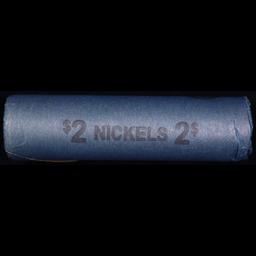 Buffalo Nickel Shotgun Roll in Old Bank Style 'Bell Telephone'  Wrapper 1925 & S Mint Ends