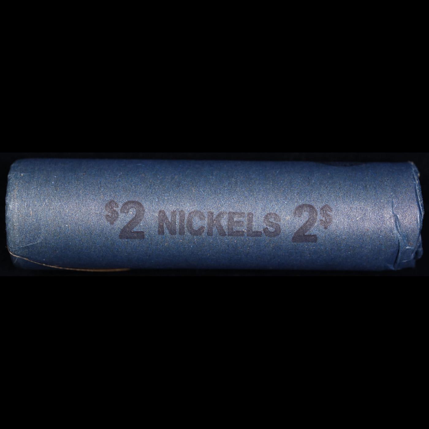 Buffalo Nickel Shotgun Roll in Old Bank Style 'Bell Telephone'  Wrapper 1925 & S Mint Ends