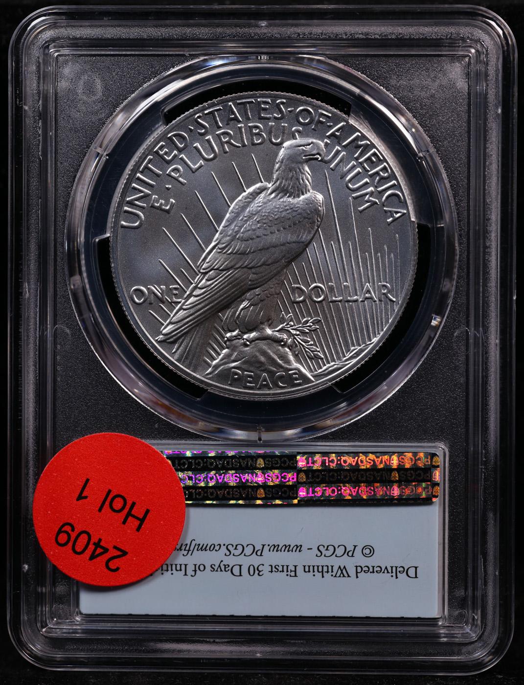 PCGS 2021-p Peace Dollar First Strike $1 Graded ms69 By PCGS
