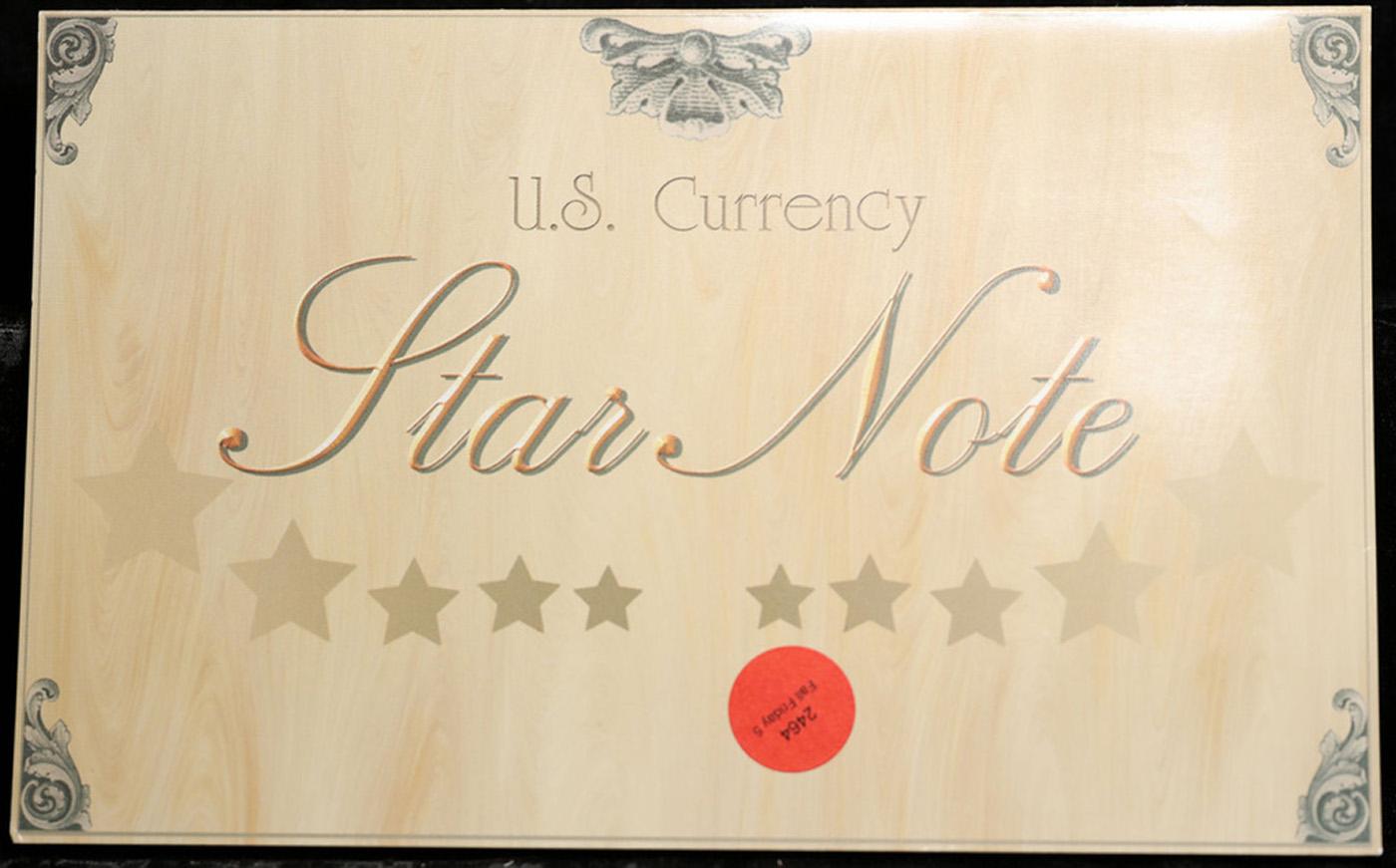 1995 $5 Federal Reserve Star Notes With Low Serials Gem+ CU in B.E.P Folder. FR-1985F*