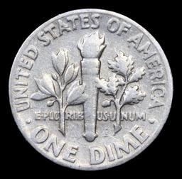 1950-p Roosevelt Dime 10c Grades xf