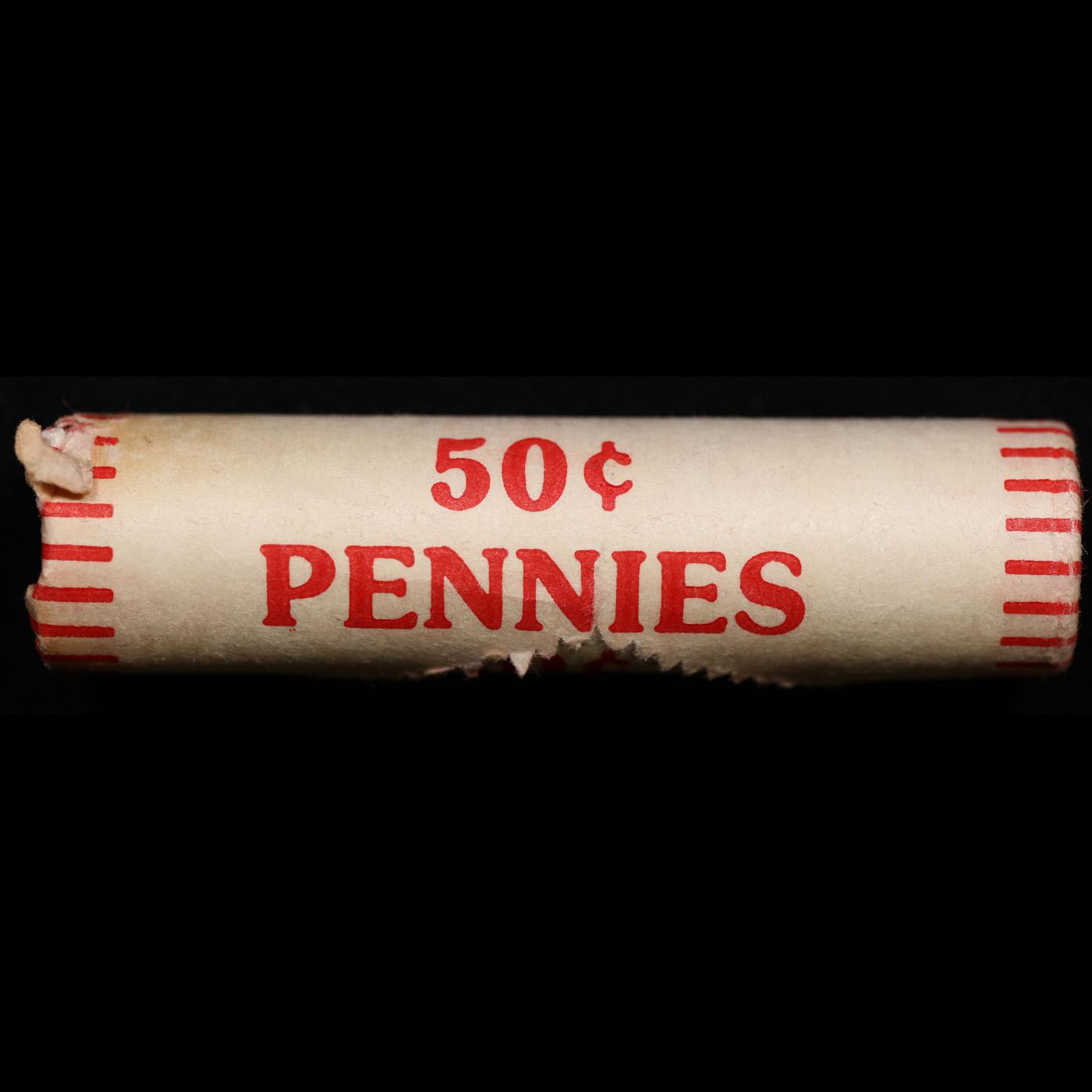 Shotgun Lincoln 1c roll, 1982-p 50 pcs in Wrapper.