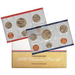 Group of 2 United States Mint Set in Original Government Packaging! From 1986-1987 with 20 Coins Ins