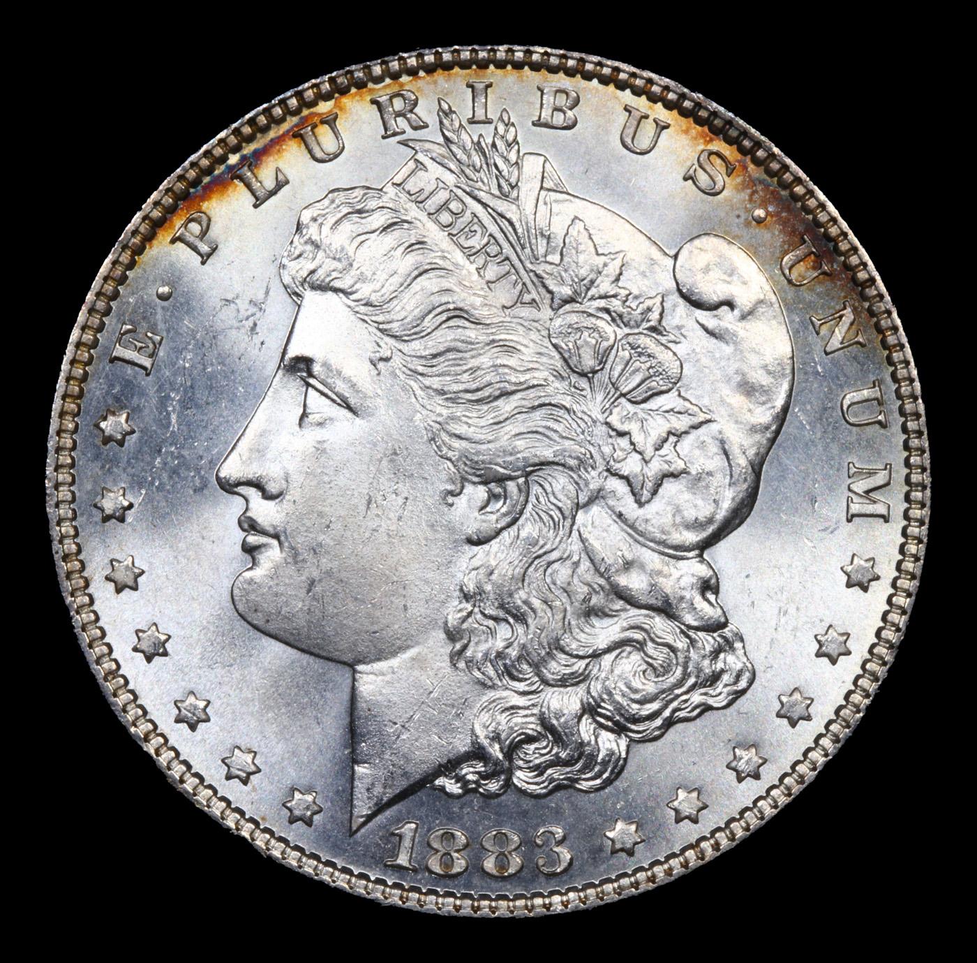 1883-p Morgan Dollar $1 Grades GEM+ Unc