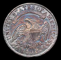 ***Auction Highlight*** 1834 Capped Bust Half Dollar 0-101 50c Grades Select+ Unc By SEGS