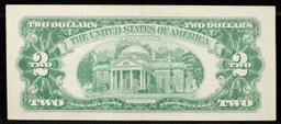 1963 $2 Red Seal United States Note Grades Choice AU/BU Slider