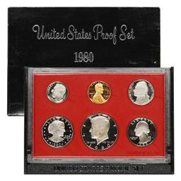 Group of 2 United States Mint Proof Sets 1980-1981 12 coins