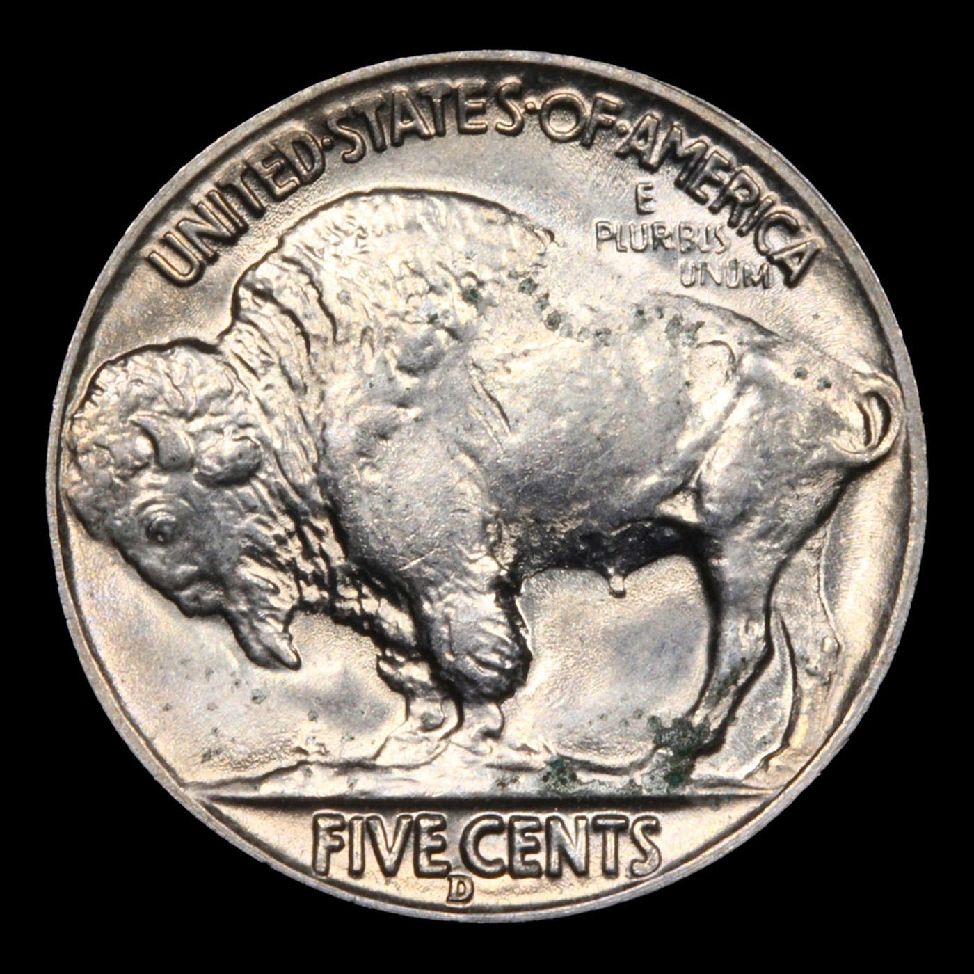 1938-d Buffalo Nickel 5c Grades GEM++ Unc