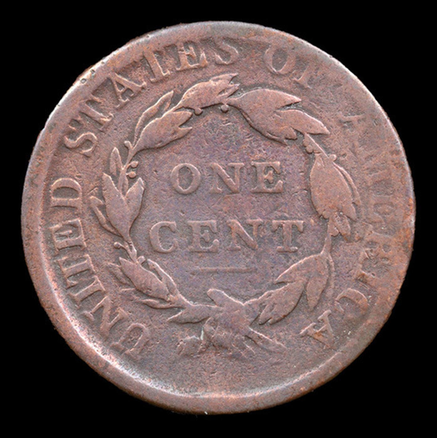 1814 Plain 4 Classic Head Large Cent 1c Grades vg+