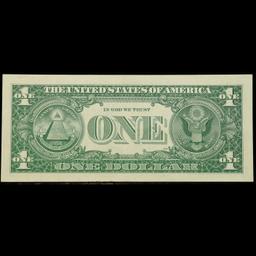 1957B $1 Blue Seal Silver Certificate Grades Choice AU/BU Slider