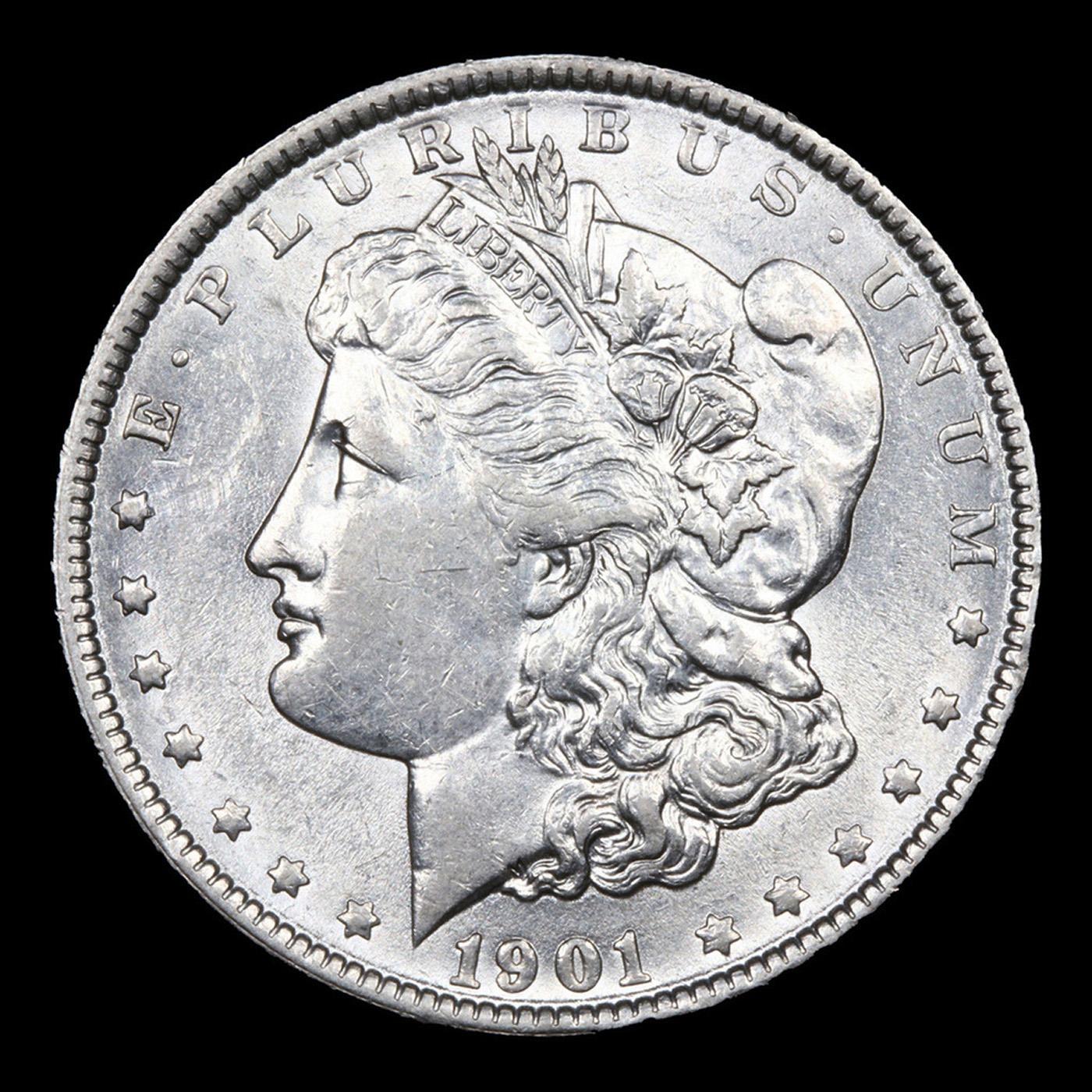 ***Auction Highlight*** 1901-p Morgan Dollar $1 Graded ms62 By SEGS (fc)