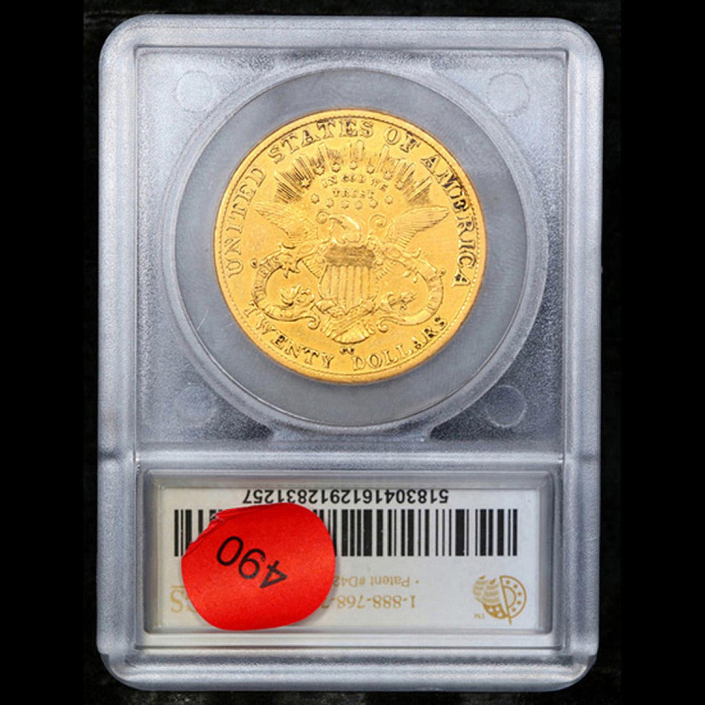 ***Auction Highlight*** 1882-cc Gold Liberty Double Eagle $20 Graded au55 details By SEGS (fc)