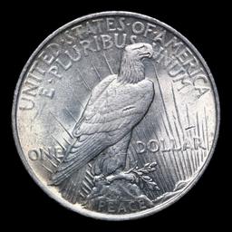 1924-p Peace Dollar $1 Grades Select+ Unc