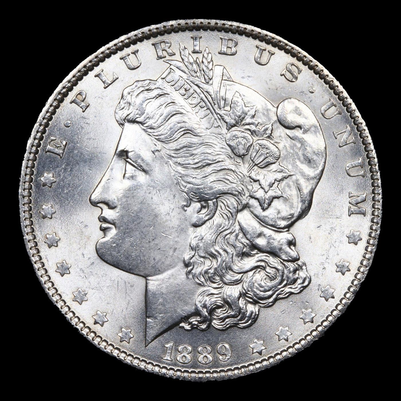 1889-p Morgan Dollar $1 Grades GEM Unc