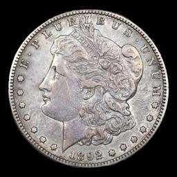 ***Auction Highlight*** 1892-s Morgan Dollar $1 Graded au53 By SEGS (fc)