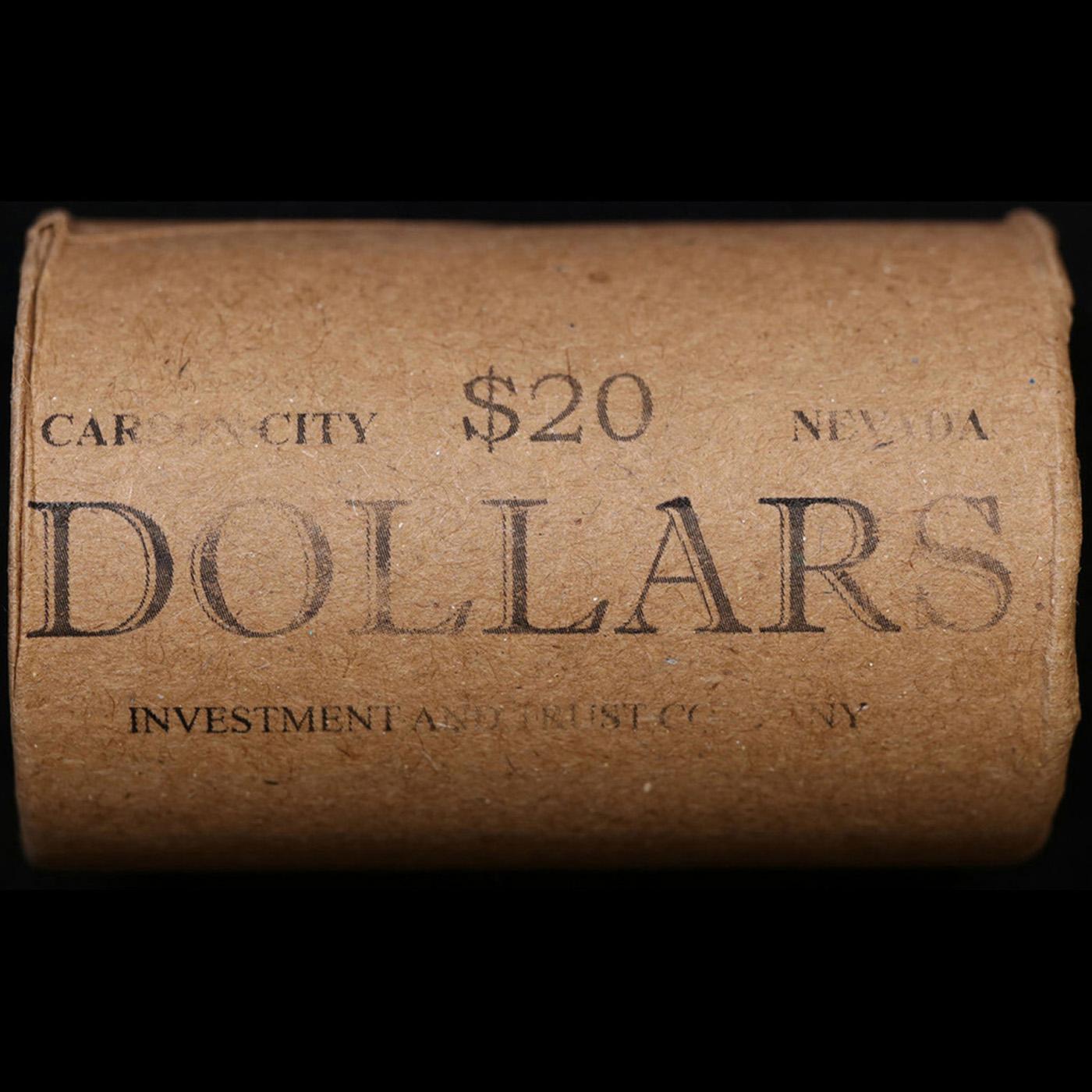 ***Auction Highlight*** 1889 & CC Uncirculated Morgan Dollar Shotgun Roll (fc)