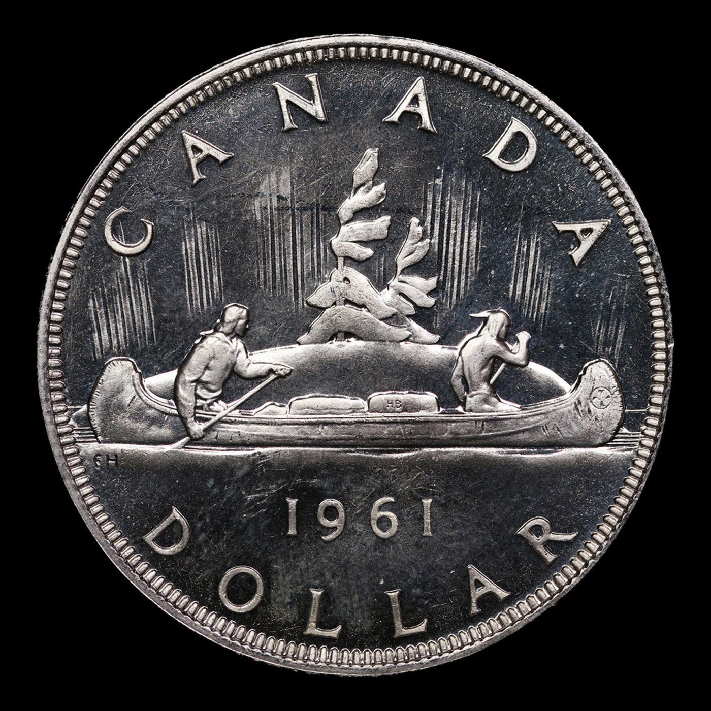 1961 Canada Dollar $1 Grades GEM++ PL