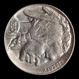 1937-p Buffalo Nickel 5c Grades Select Unc