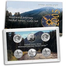 2004-2005 Westward Journey Nickel Set. 12 Coins Inside