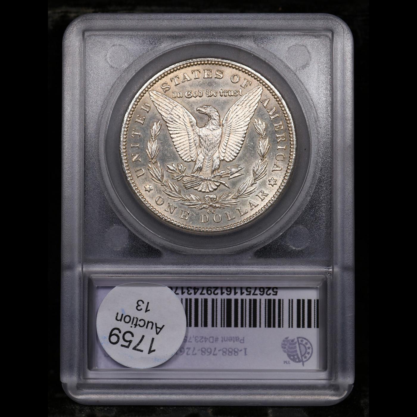 ***Auction Highlight*** 1892-cc Morgan Dollar $1 Graded ms63+ PL BY SEGS (fc)