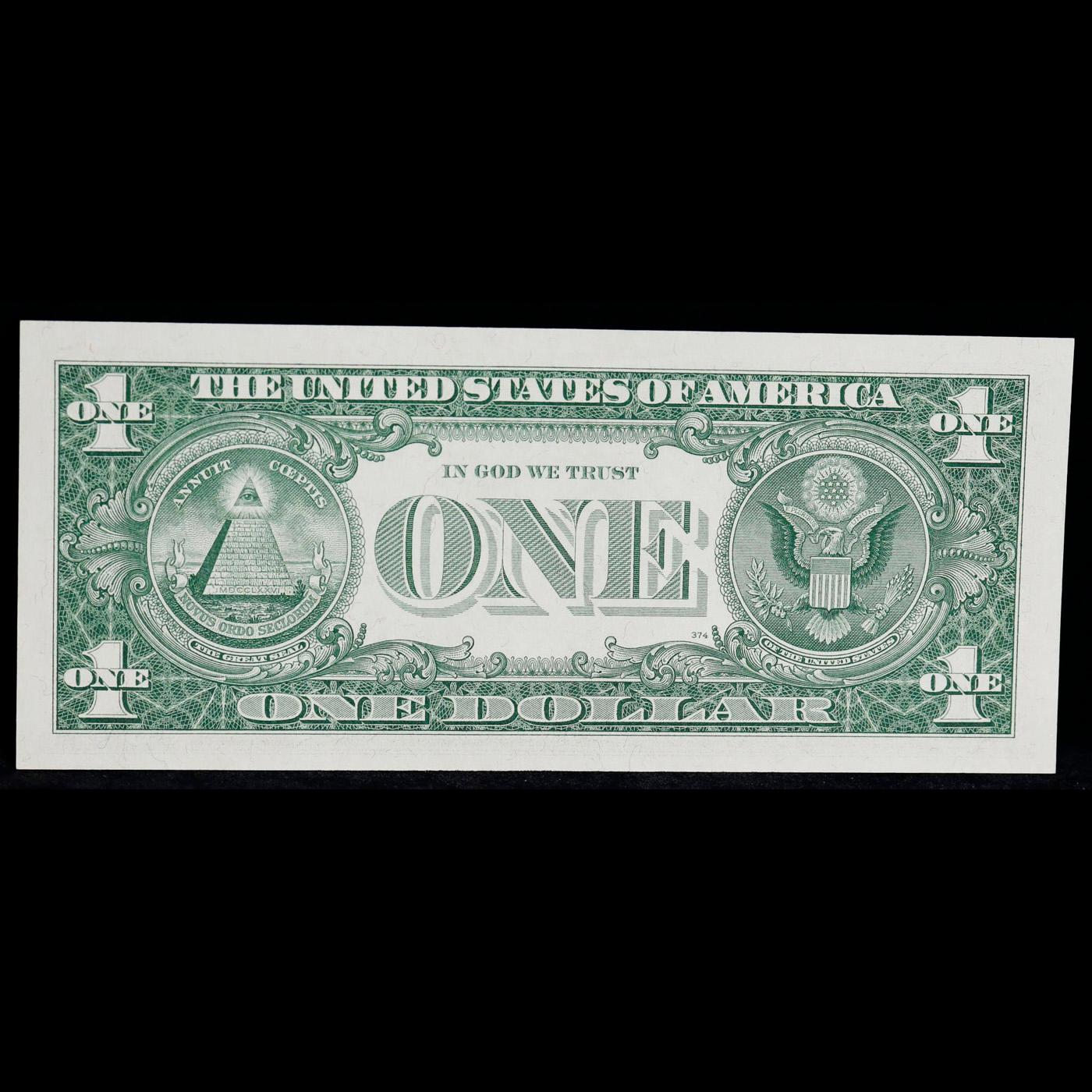 1957A **Star Note** $1 Blue Seal Silver Certificate Grades Gem CU