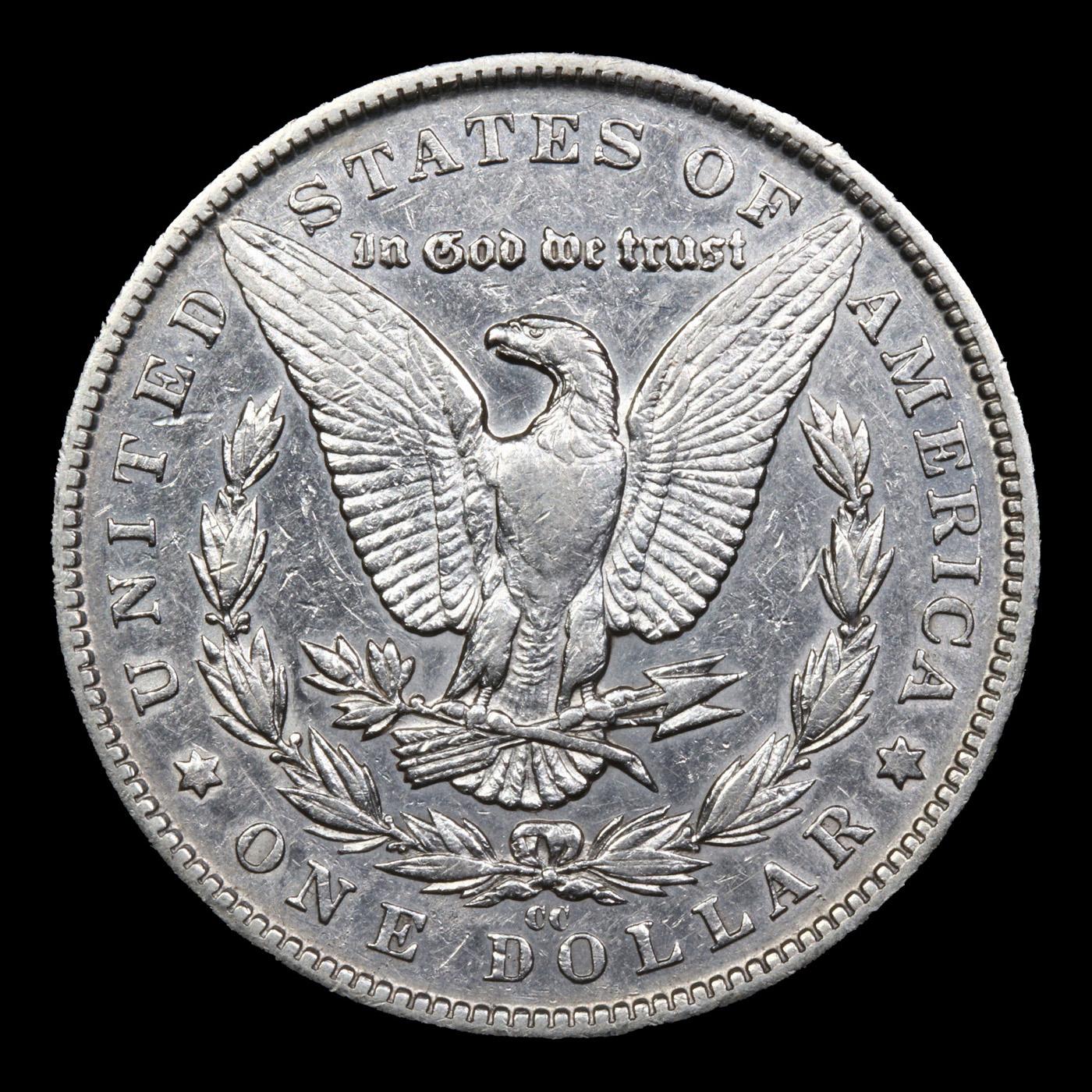 1890-cc Morgan Dollar $1 Graded au58 BY SEGS