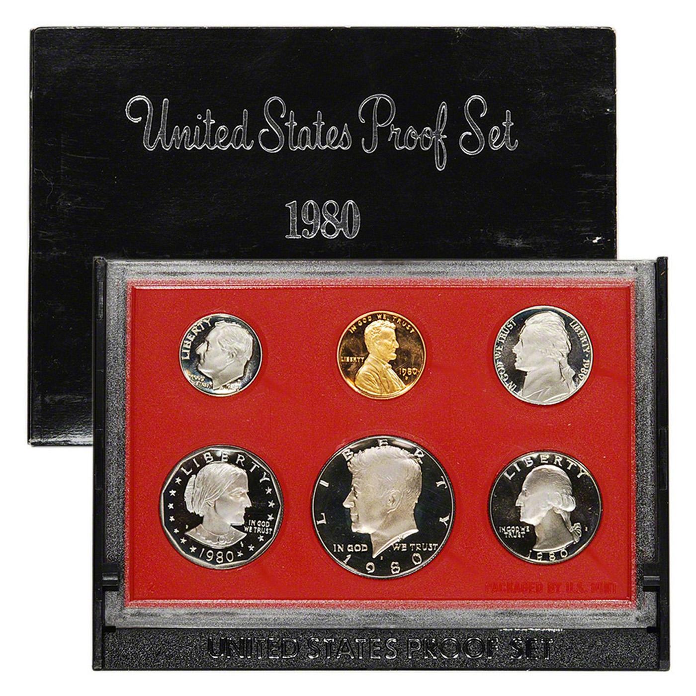 Group of 2 United States Mint Proof Sets 1981-1982 11 coins