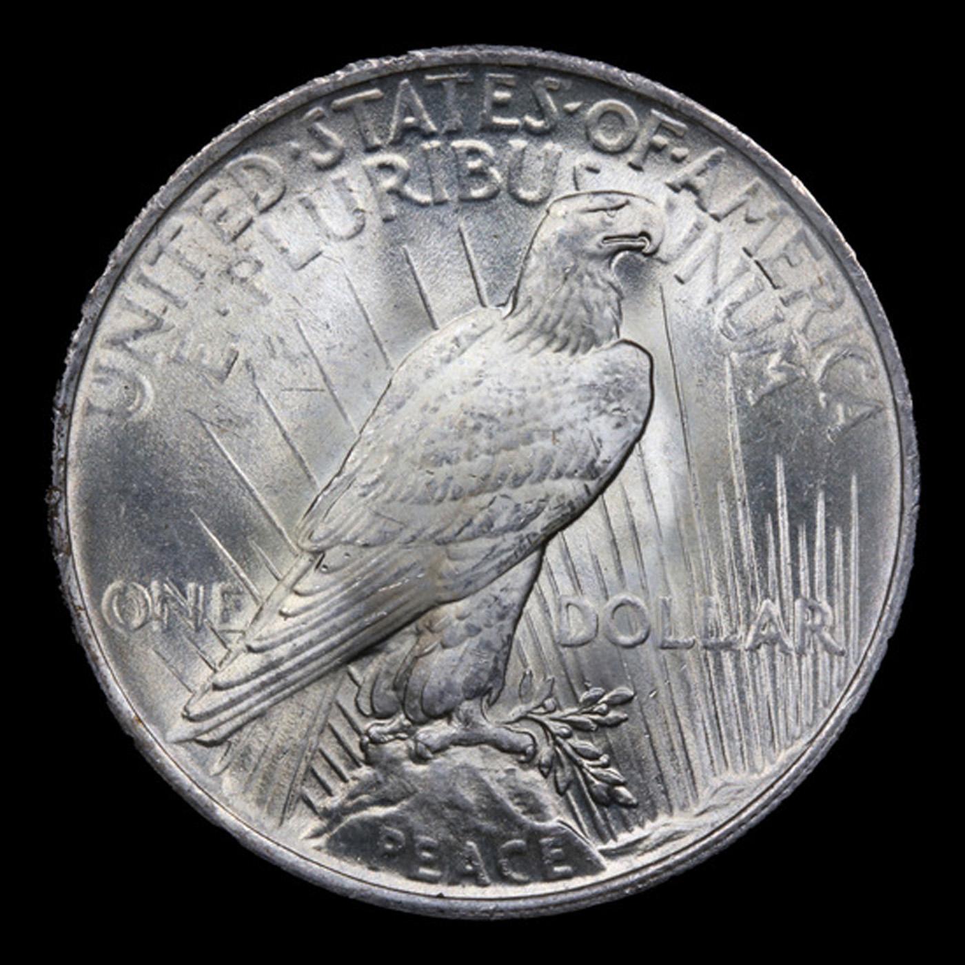 1923-p Peace Dollar $1 Grades Choice Unc