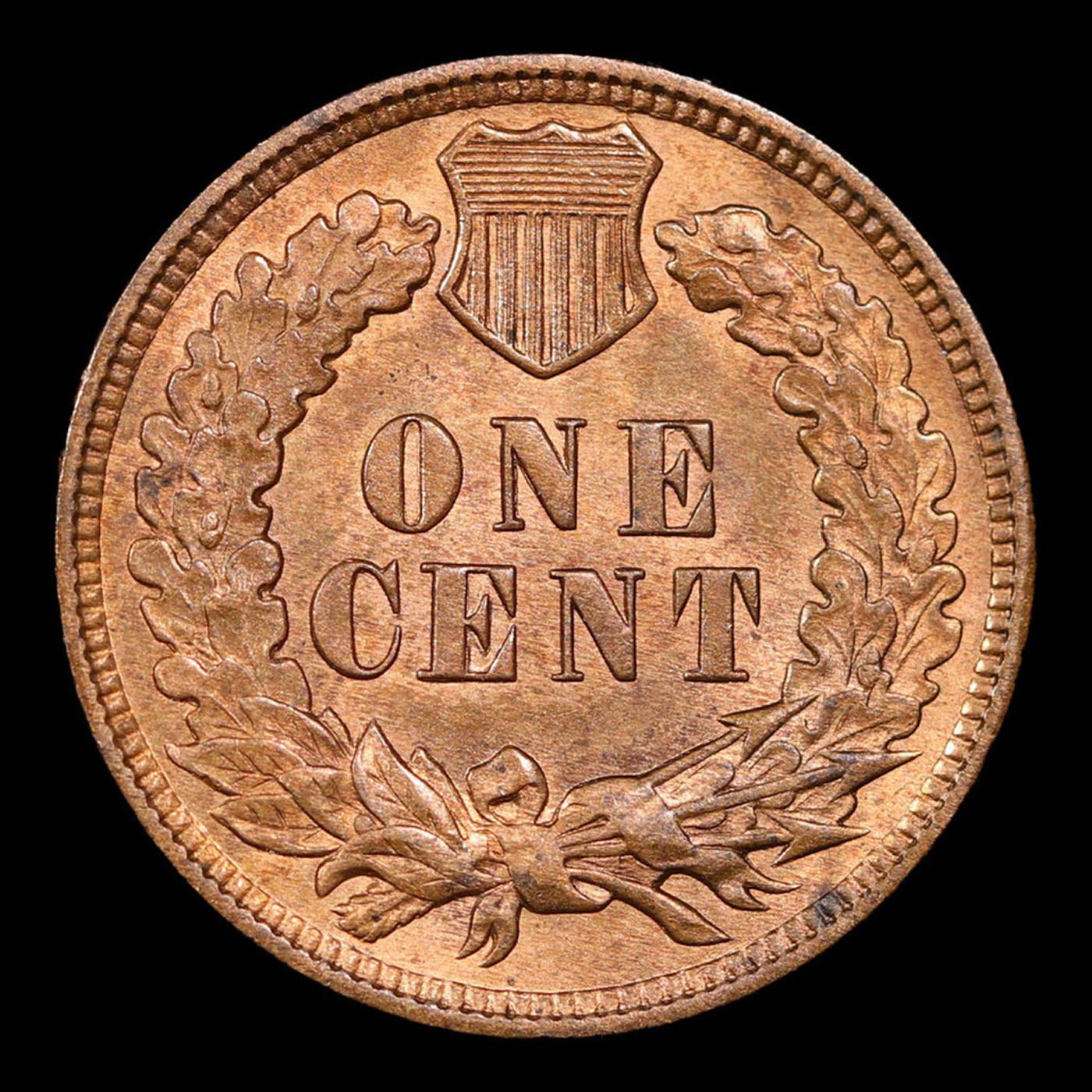 1908 Indian Cent 1c Grades GEM Unc RB