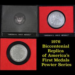 1976 Biccentenial Replica of America’s First Medals Pewter Series. Revolutionary Medal of Major Henr