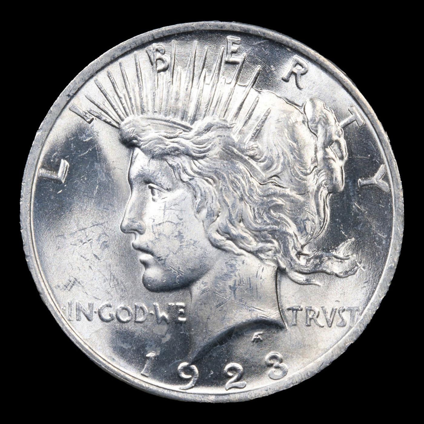 1923-p Peace Dollar $1 Grades GEM Unc