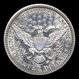 1915-p Barber Quarter 25c Grades Select+ Unc