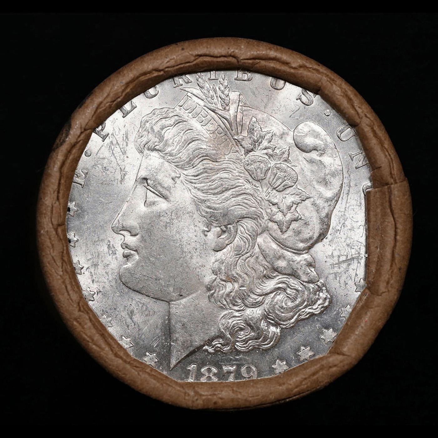 ***Auction Highlight*** 1879 & CC Uncirculated Morgan Dollar Shotgun Roll (fc)