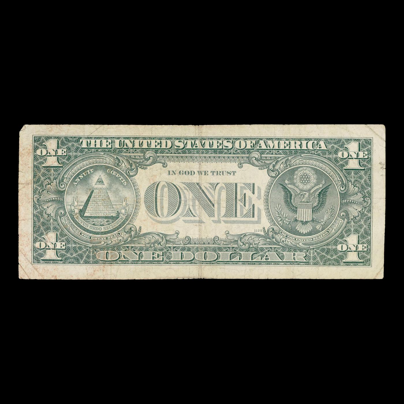 1963B $1 Federal Reserve Note Grades vf+